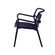 21  Poltrona Enjoy Rivatti 53 cm -Largura- em Polipropileno -PP- Preto com Protecao UV